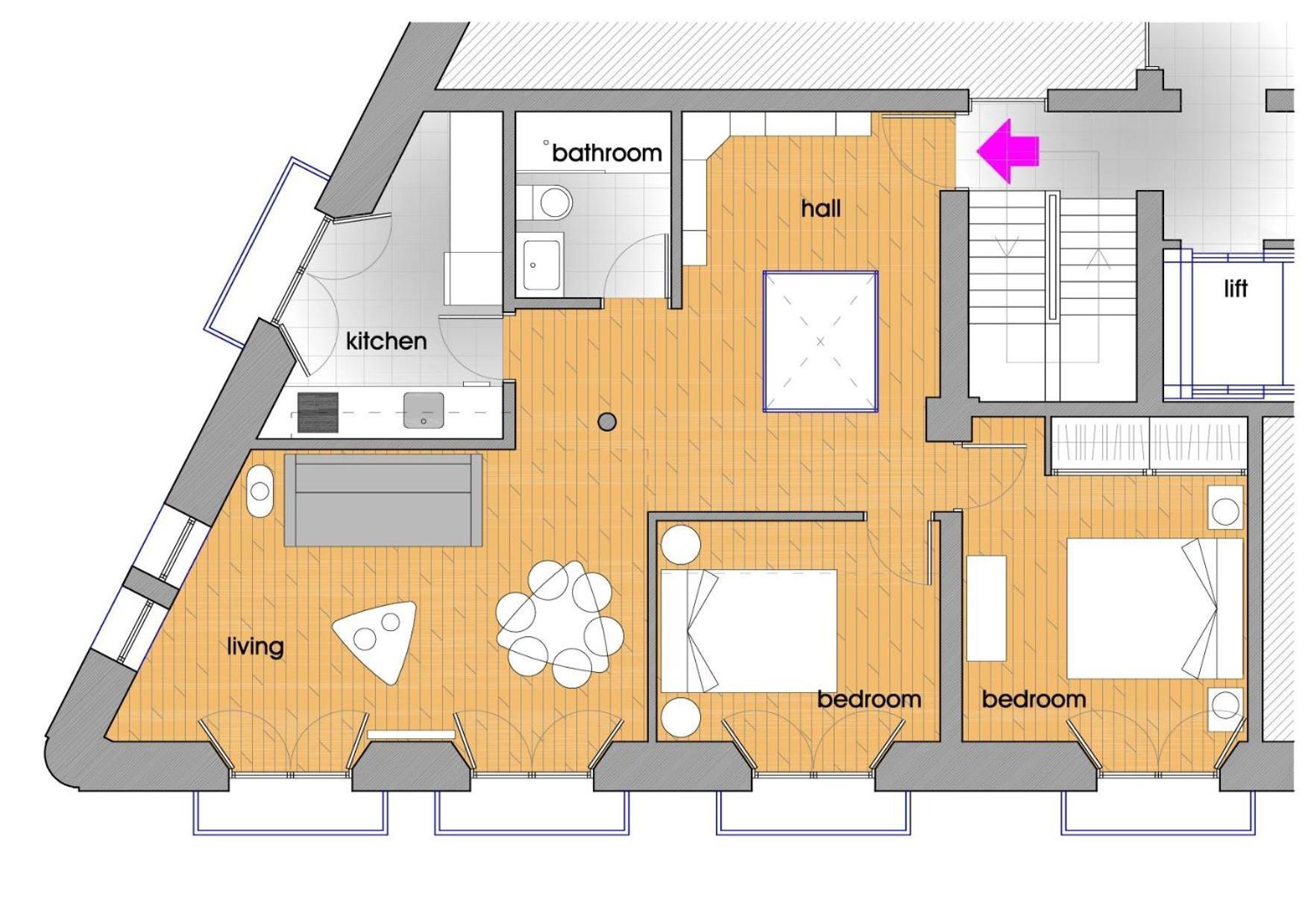 Homeyseville-Luxury Apartment Arenal 6 Pax, Parking Optional Экстерьер фото